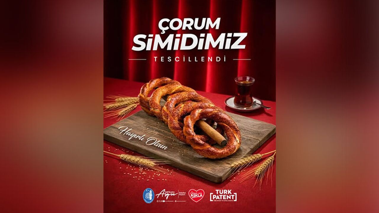 Çorum Simidi Artık Tescilli