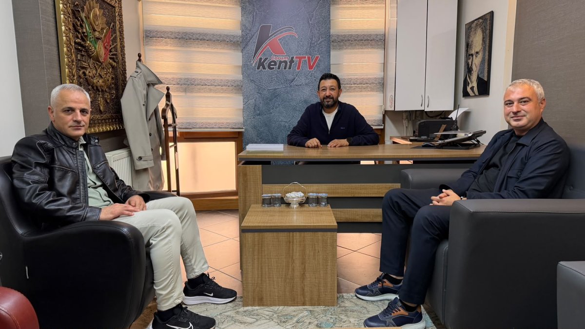 Çorum Belediyesi Basın Biriminden Çorum Kent Tv'ye 'Hayırlı Olsun' Ziyareti