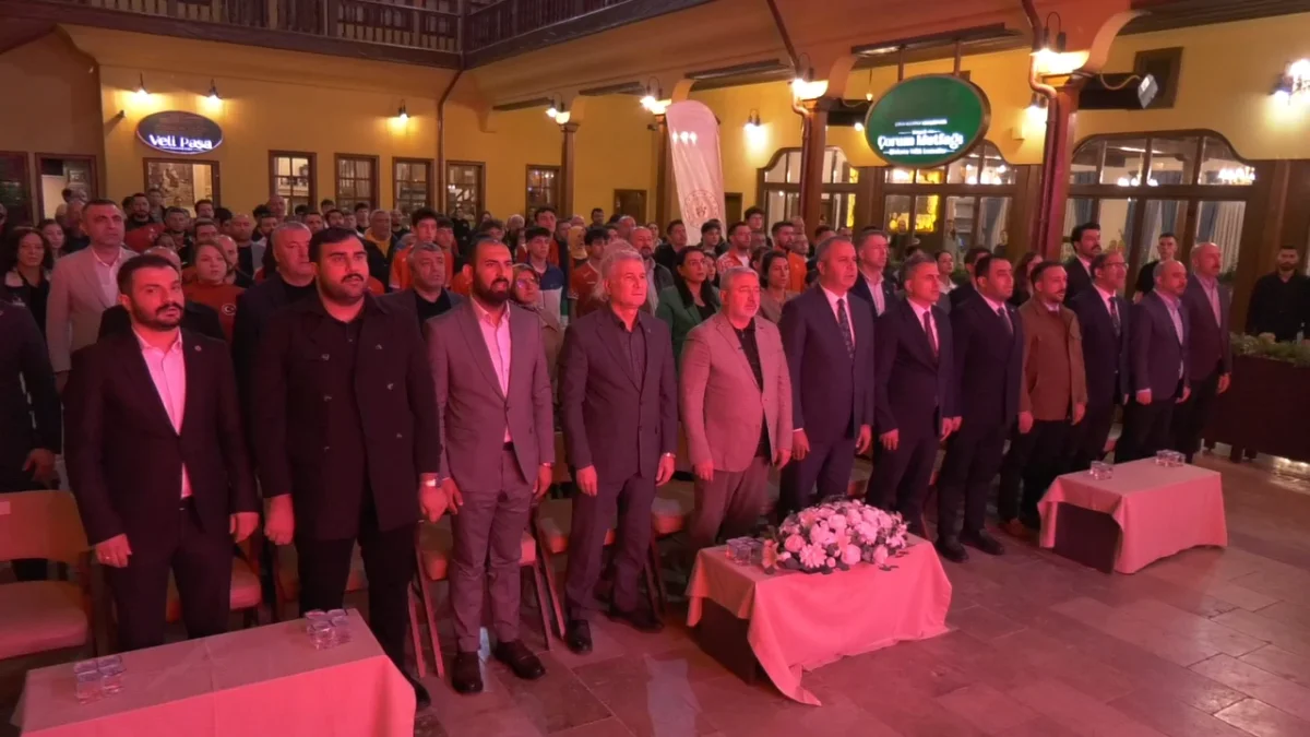 Çorum’da sporun enleri ödüllerine kavuştu