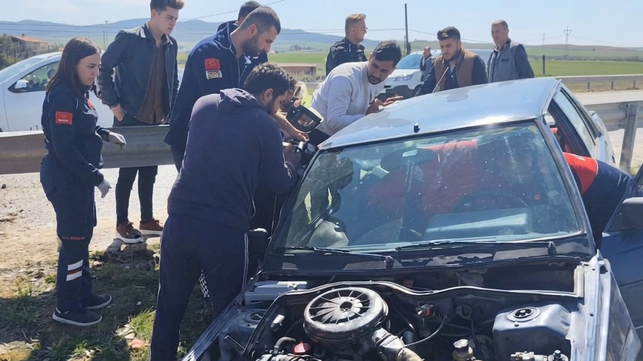 Feci Kaza! Ekipler Sürücü İçin Seferber Oldu