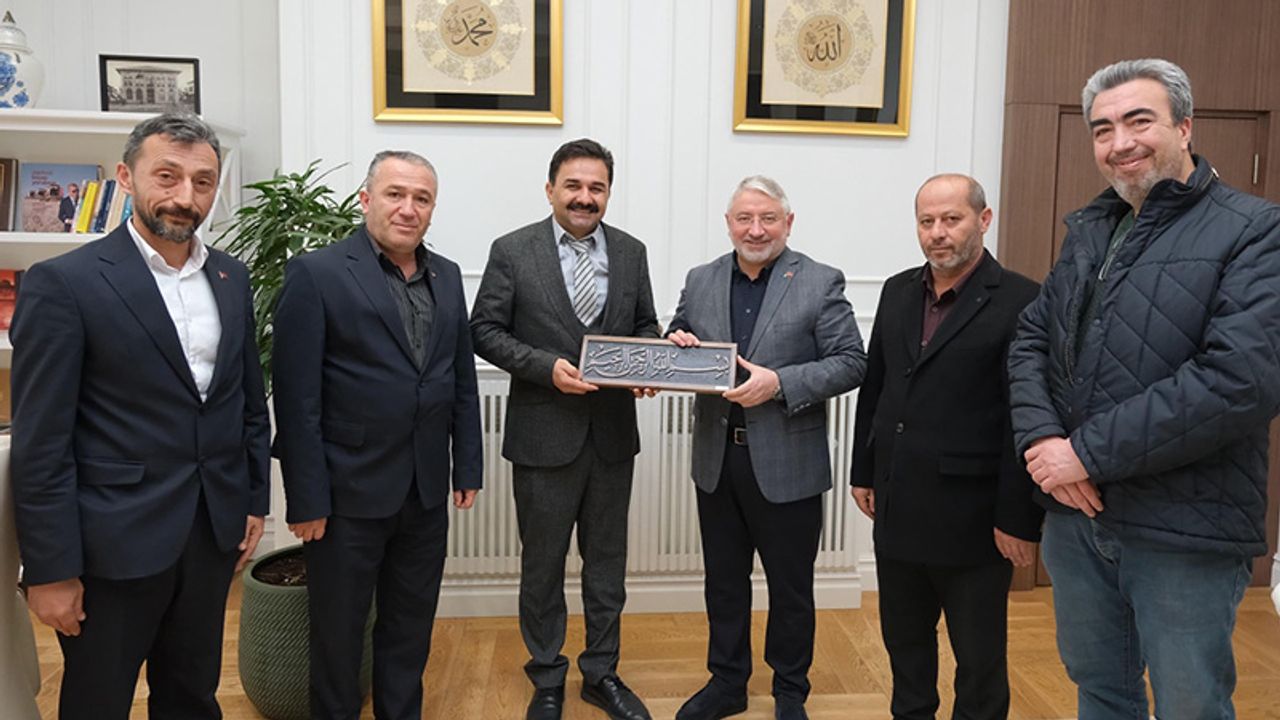 İbrahim Doğan Ve Yönetimi Başkan Aşgın’ı Ziyaret Etti