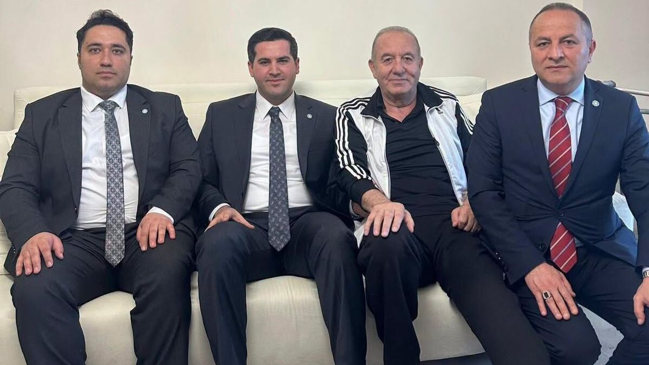 İYİ Partili Fatih Koca’dan Şahiner’e Geçmiş Olsun Ziyareti