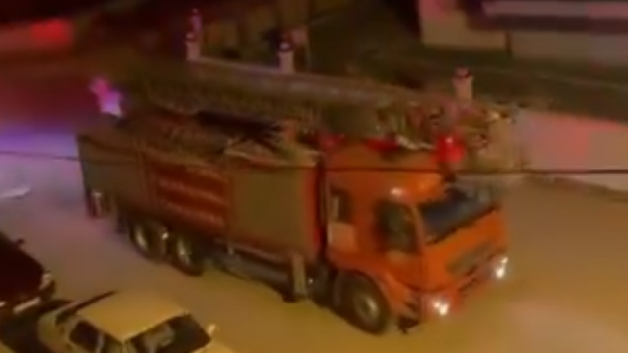 Mahalleliyi Ayağa Kaldıran Yangın Paniği!