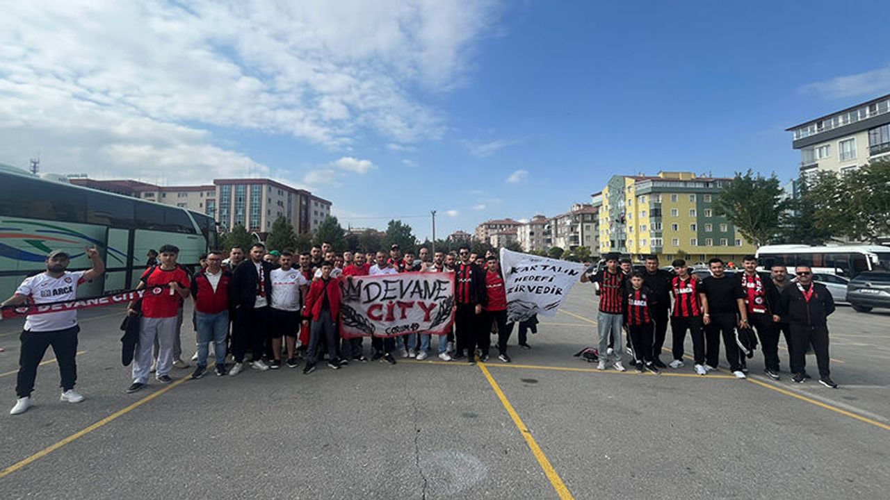 Taraftardan Kırmızı Siyahlı Ekibe Tam Destek