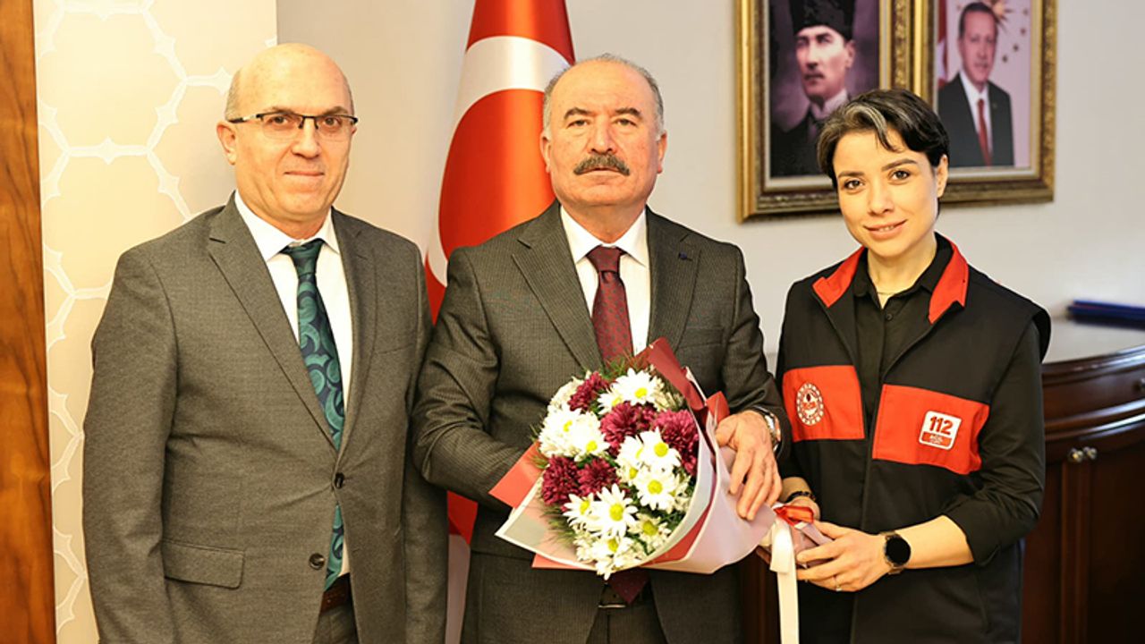 Vali Çalgan'a “112 Acil Çağrı Günü” Ziyareti