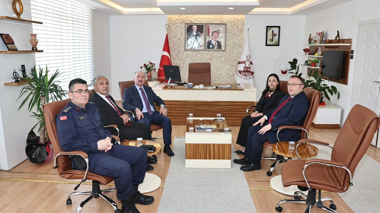 Vali Çalgan’dan Boğazkale Kaymakamlığı’na Ziyaret