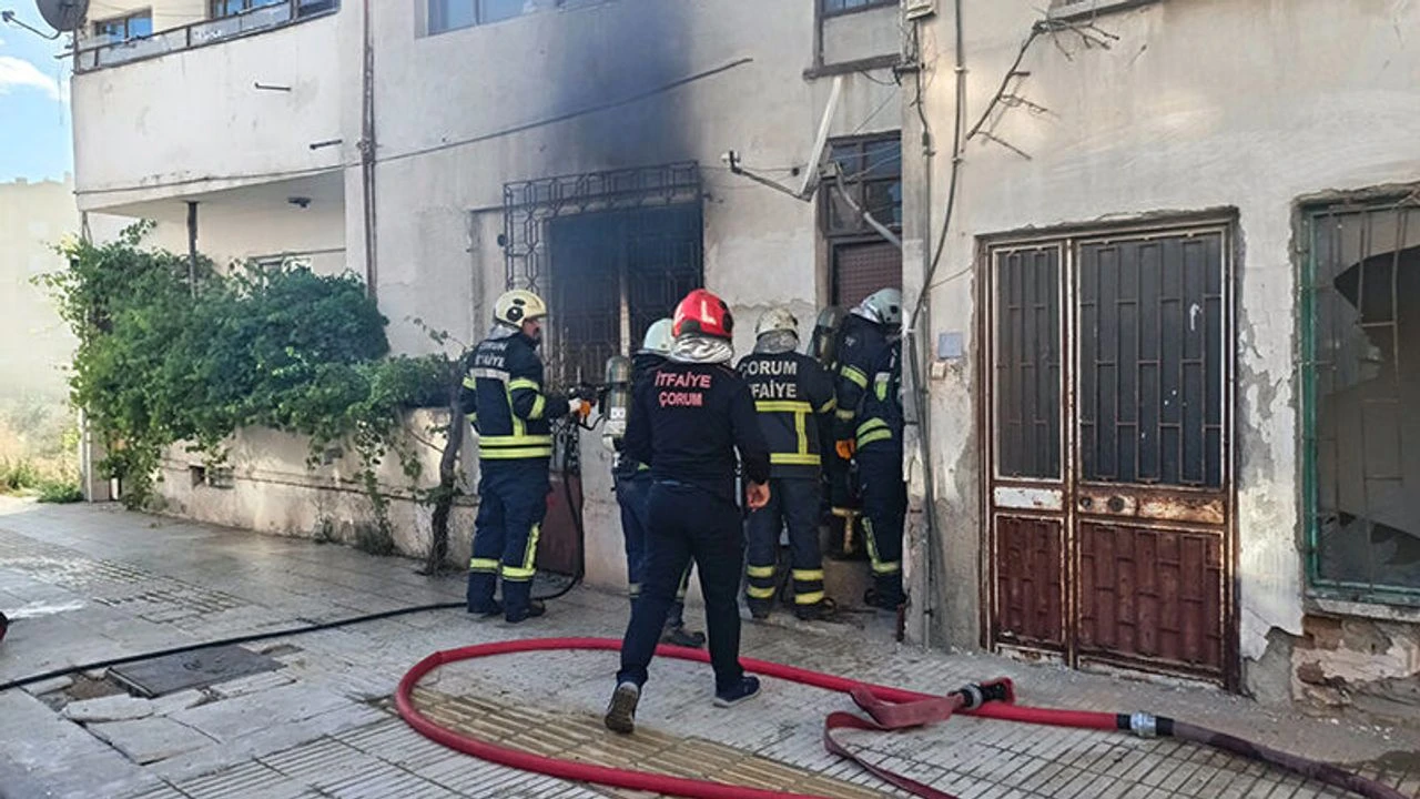 KIBRIS CADDESİ’NDE BİNADA YANGIN ÇIKTI