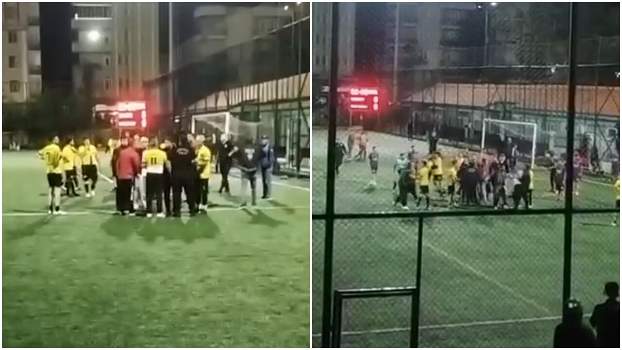 Kardeşlik Turnuvası Karıştı! Saha Boks Ringine Döndü